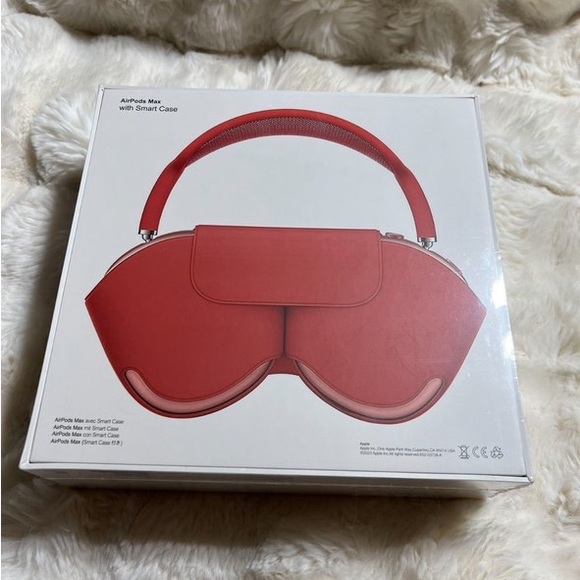 Red AirPod Maxes - Picture 2 of 5